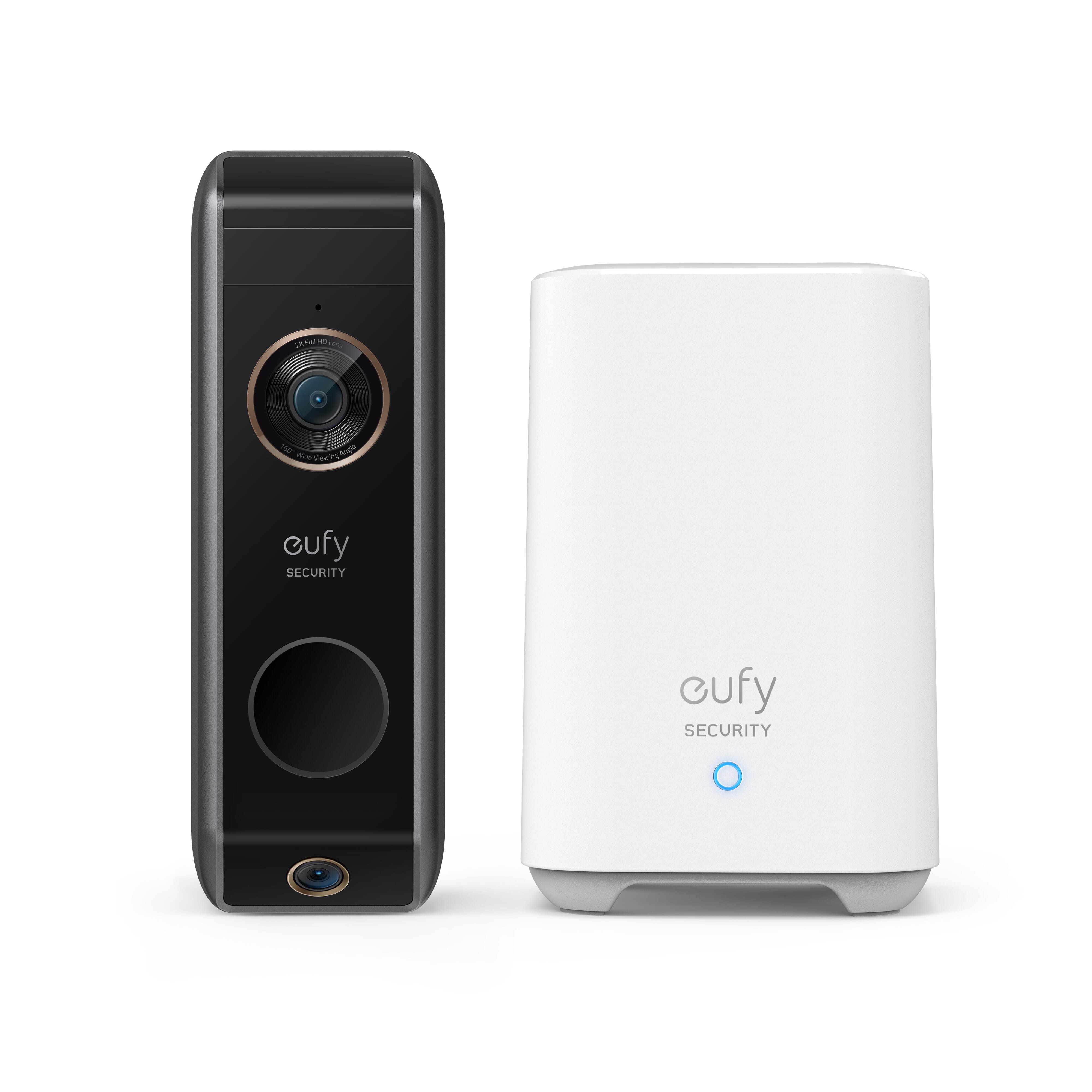 Anker Eufy Video Deurbel Dual 2 Pro + Basisstation Slimme deurbel Zwart