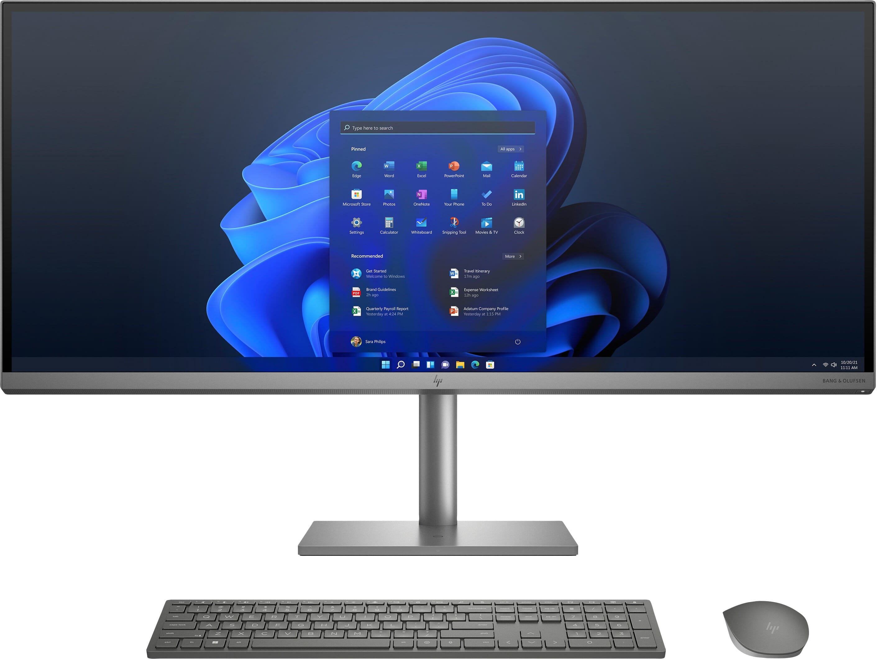 HP ENVY 34-c1540nd All-in-one PC Zilver