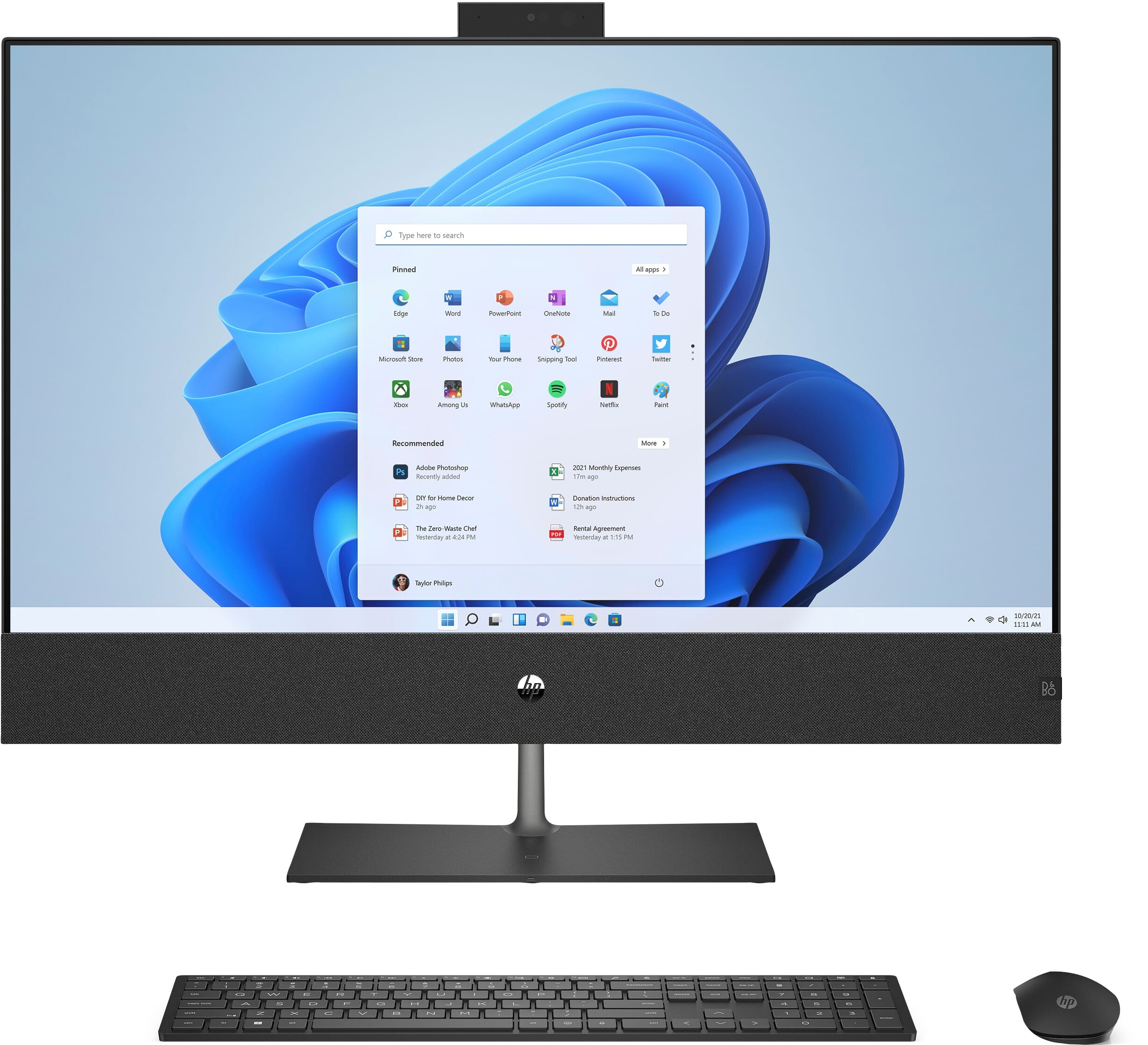 HP Pavilion 32-b0420nd All-in-one PC Zwart