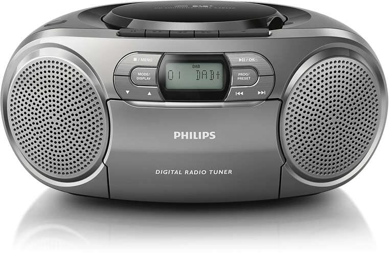 Philips AZB600 DAB radio Grijs
