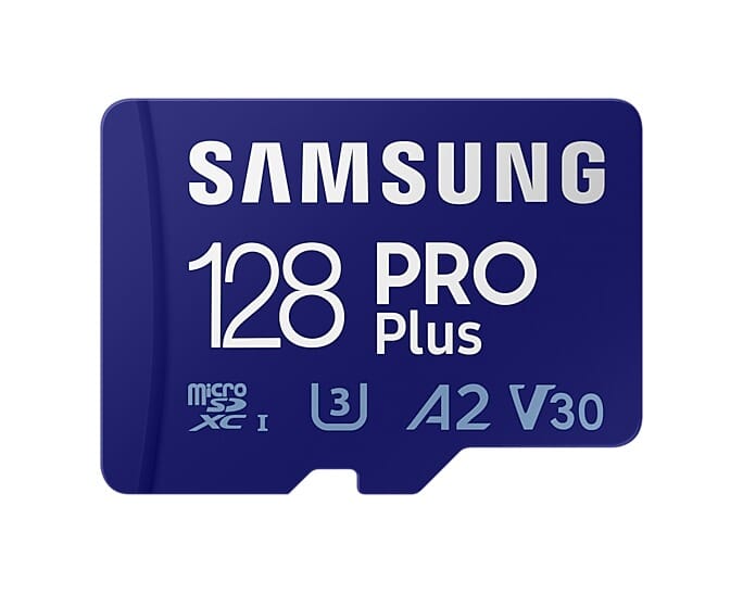 Samsung PRO Plus 128GB microSDXC Micro SD-kaart Blauw