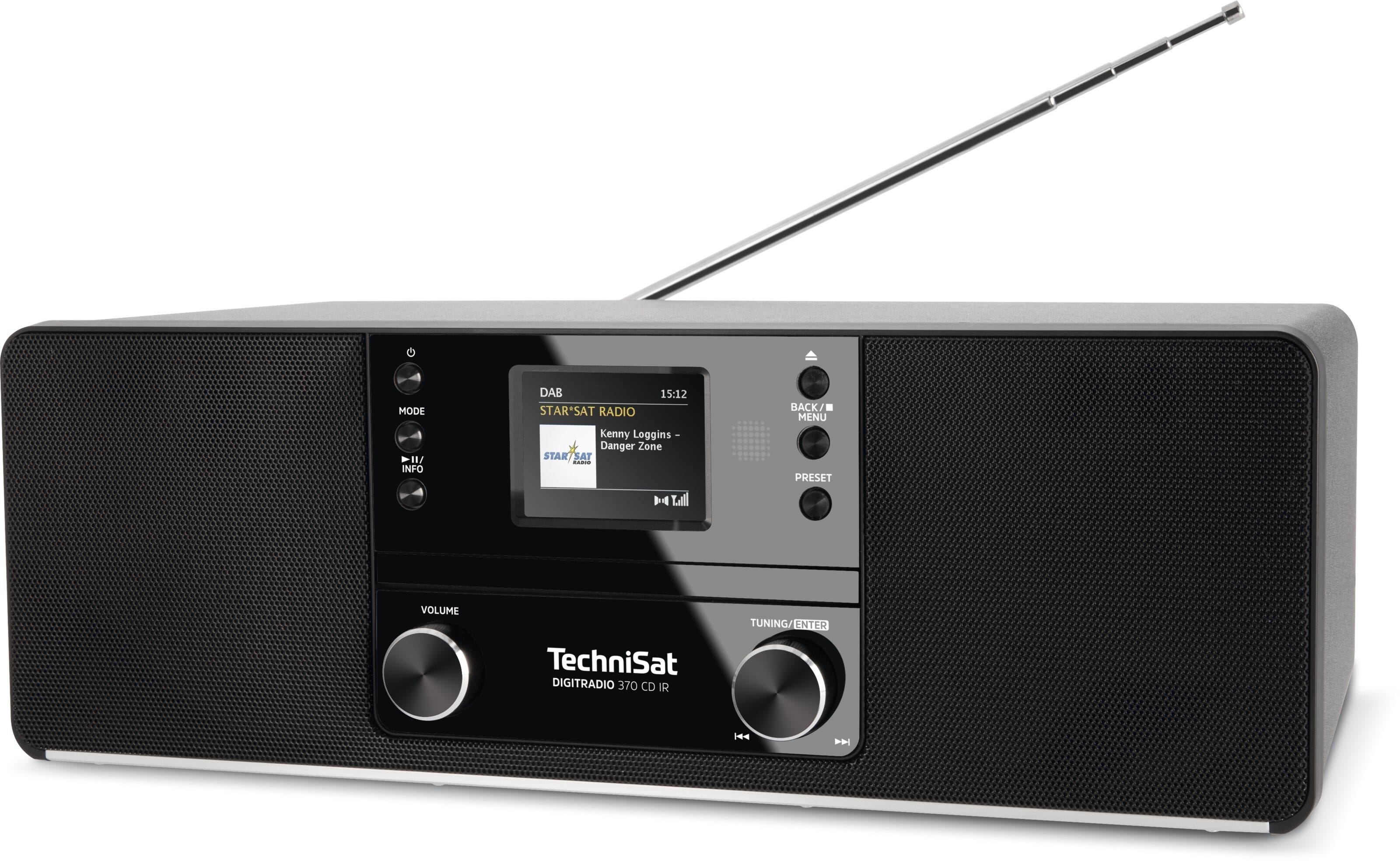 TechniSat Digitradio 370 CD IR DAB radio Zwart