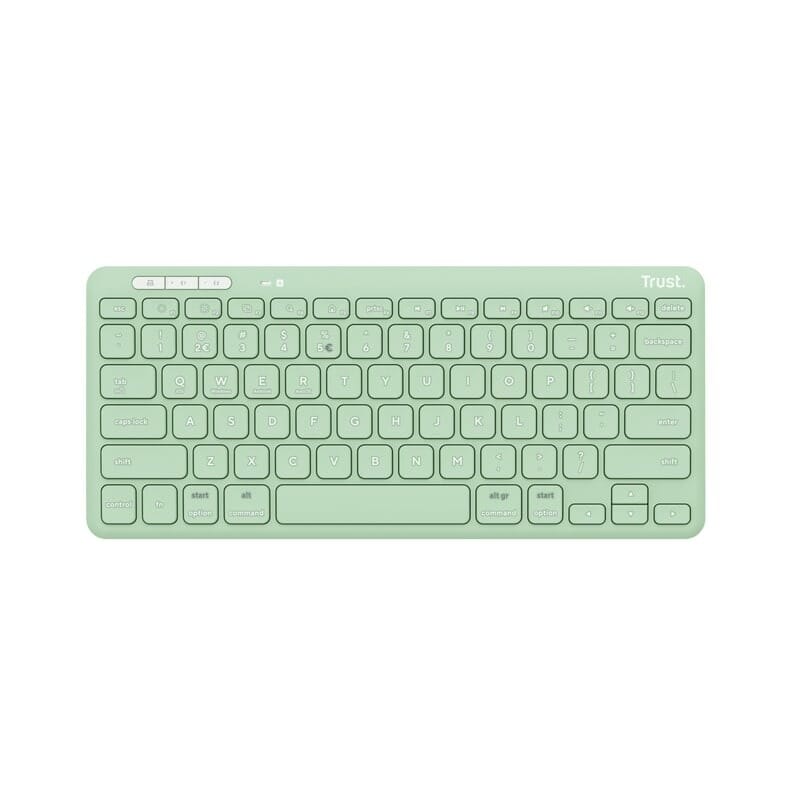 Trust Lycra Compact draadloos toetsenbord Toetsenbord Groen