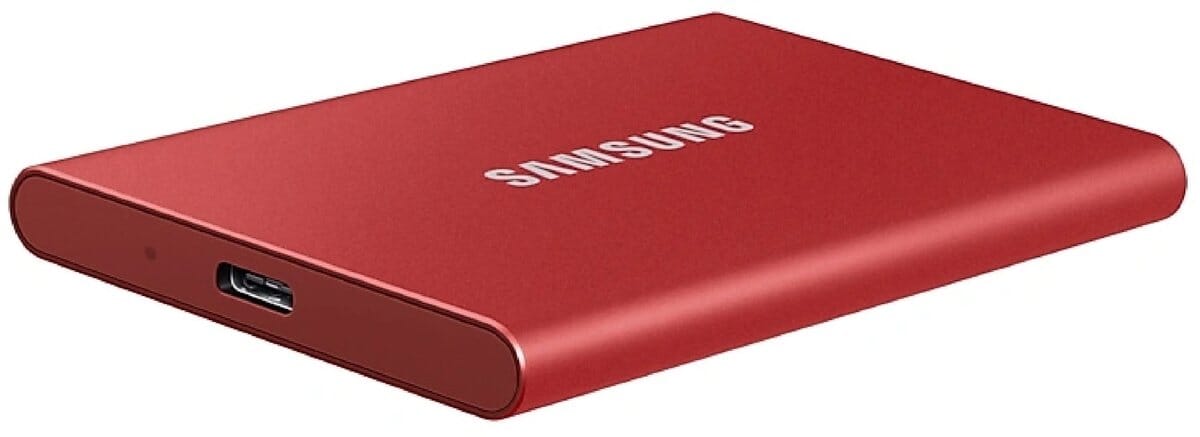 Samsung Portable SSD T7 2TB Externe SSD Rood,